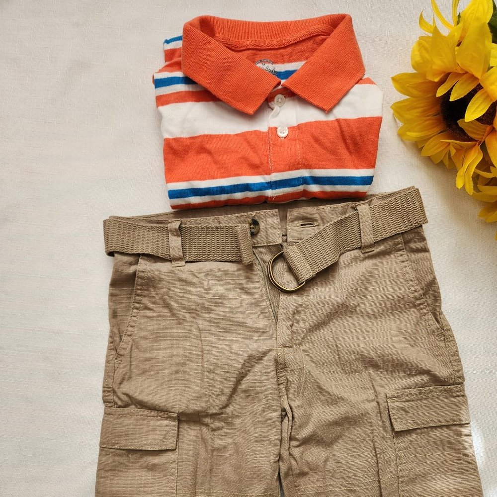 NWOT U.S Polo Assn. Shorts Boys (7) Faded Glory T-shirt Boys (L/G 10-12)